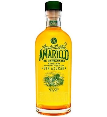 Aguardiente Amarillo de Manzanares Sin Azucar