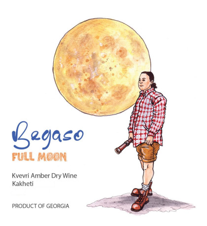 Begaso Full Moon Kvevri Amber Dry Wine 2021
