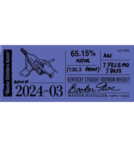 Booker's Master Distillers Batch 2024-03 Kentucky Straight Bourbon Booker's Master Distillers Batch 2024-03 Kentucky Straight Bourbon