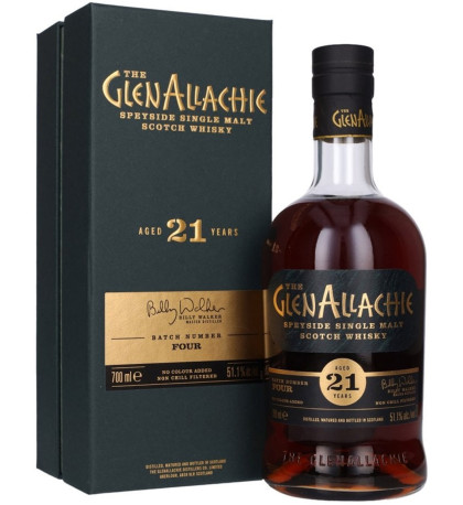 The GlenAllachie 21 Year Old Single Malt Batch Number Four