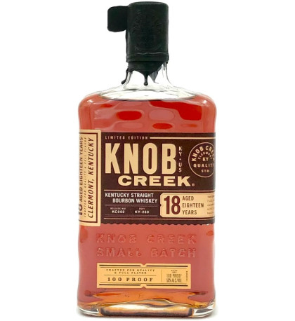 Knob Creek Small Batch Limited Edition 18 Year Old Straight Bourbon Release KC003 Knob Creek Small Batch Limited Edition 18 Year Old Straight Bourbon Release KC003