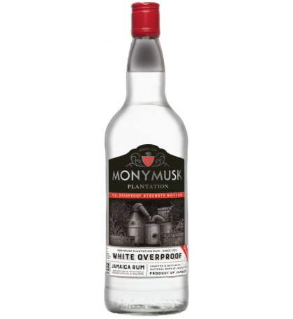 Monymusk Plantation Overproof White Rum 1L