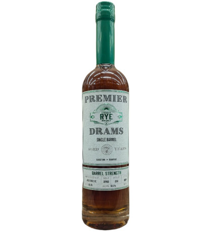 Premier Drams Single Barrel 7 Year Old Straight Rye Selected By Jack Rose DC