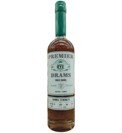 Premier Drams Single Barrel 7 Year Old Straight Rye Selected By Jack Rose DC Premier Drams Single Barrel 7 Year Old Straight Rye Selected By Jack Rose DC