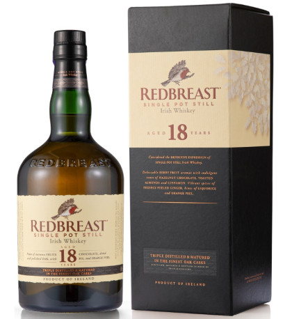 Redbreast 18 Year Old Single Pot Still Irish Whiskey Redbreast 18 Year Old Single Pot Still Irish Whiskey