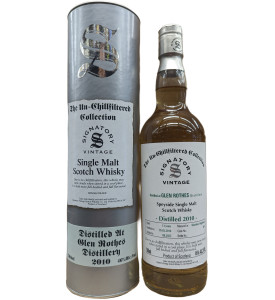 Signatory Vintage The Un-Chillfiltered Collection Glen Rothes 13 Year Old Single Malt Signatory Vintage The Un-Chillfiltered Collection Glen Rothes 13 Year Old Single Malt