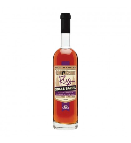 Smooth Ambler Old Scout Single Barrel Cask Strength Straight 4 Year Old Rye 61.8% ABV