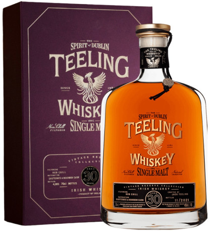 The Teeling Whiskey Co. Vintage Reserve Collection 30 Year Old Irish Single Malt