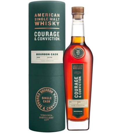 Virginia Distillery Co. Courage & Conviction Bourbon Single Cask Single Malt Virginia Distillery Co. Courage & Conviction Bourbon Single Cask Single Malt