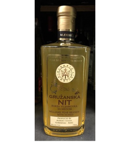 Aleksic I Gruzanska Nit Williams Pear Brandy with Honey
