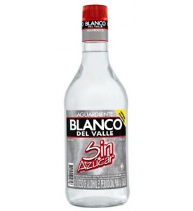 Blanco Del Valle Sin Azucar Aguardiente 750ml